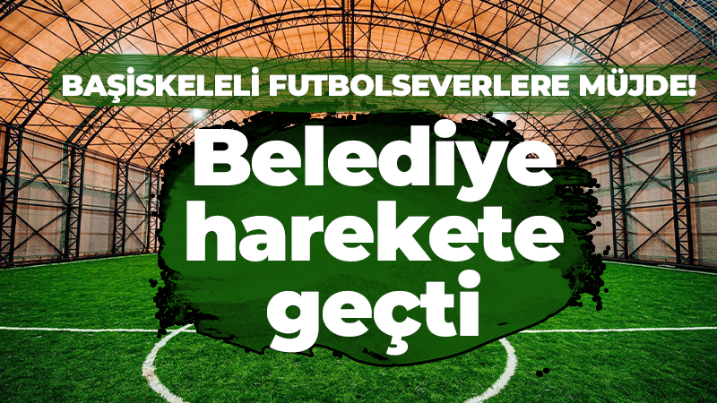 Başiskele’de futbolseverlere müjde! Belediye harekete geçti