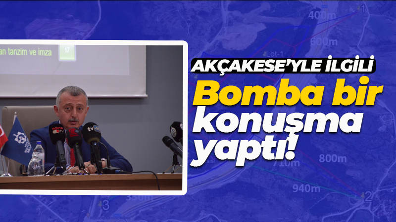 Başkan Büyükakın Kandıra Akçakese’yle ilgili bomba bir konuşma yaptı