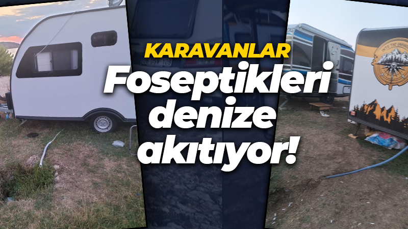 Kandıra’da karavan tatilcilerinden çok