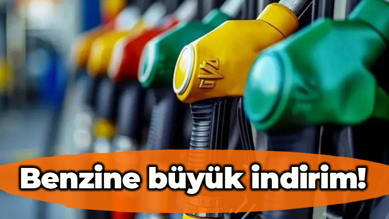 Benzine büyük indirim!