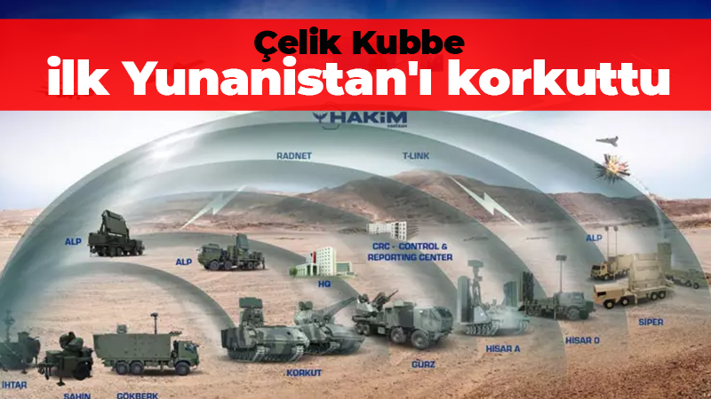 Çelik Kubbe Yunanistan’ı korkuttu! Tartışmaya başladılar