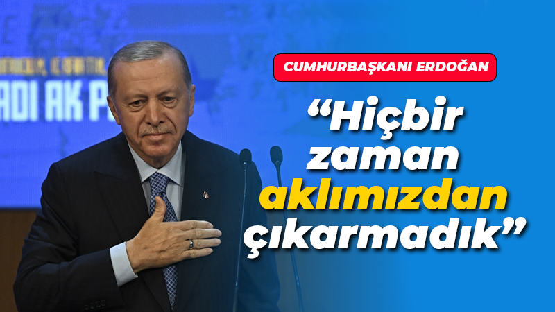 Cumhurbaşkanı Erdoğan’dan 17 Ağustos mesajı: Hiçbir zaman aklımızdan çıkarmadık