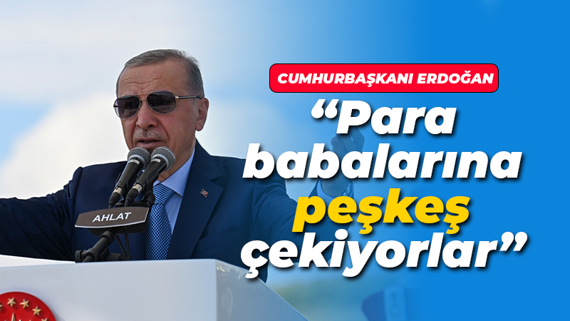 Cumhurbaşkanı Erdoğan’dan İBB’ye: Para babalarına peşkeş çekiyorlar