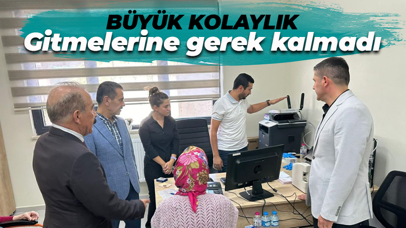 Huzurevi sakinlerine kolaylık: Gitmelerine gerek kalmadı