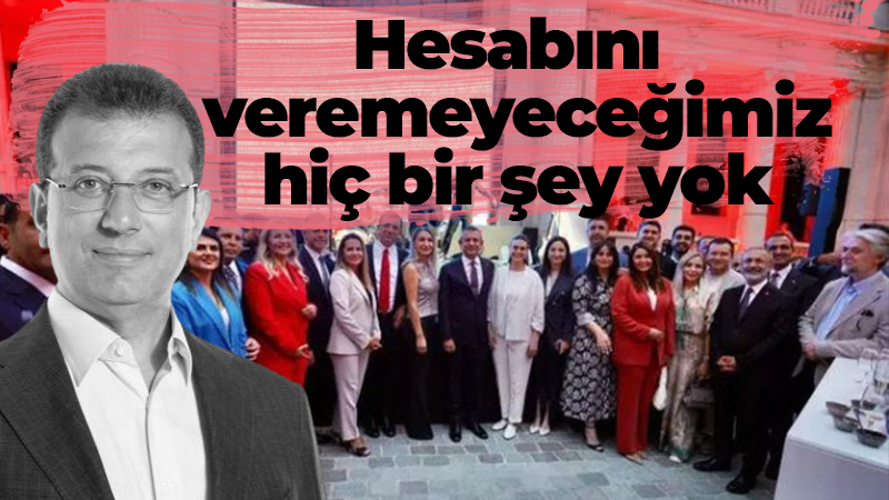 İBB Başkanı Ekrem İmamoğlu'nun