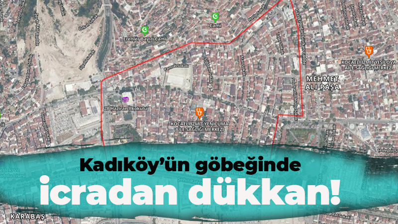 Kadıköy’ün göbeğinde icradan dükkan!