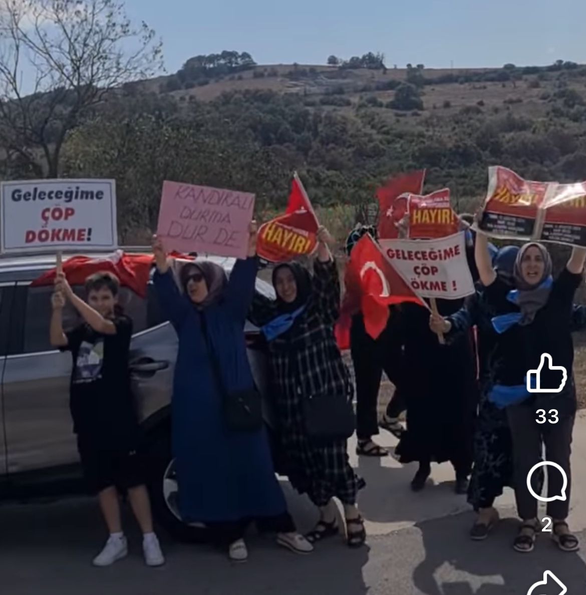 Kandıra’da çöp tesisi gerginliği: Evinin önüne gittiler - Resim : 1