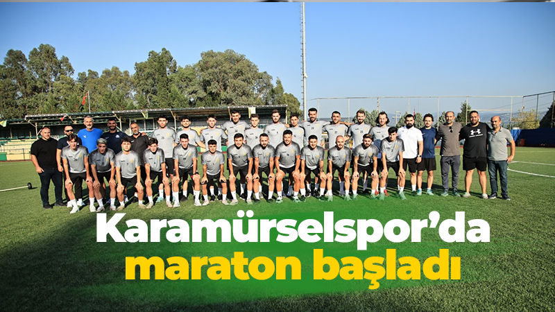 Karamürselspor’da maraton başladı 