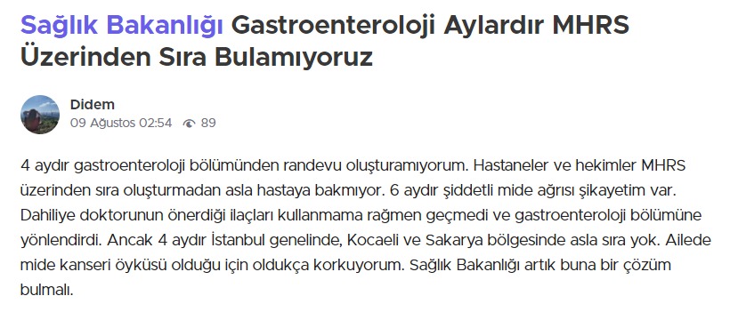 Kocaeli, İstanbul ve Sakarya’da randevu bulamadı! Sağlık Bakanlığı’na seslendi - Resim : 1