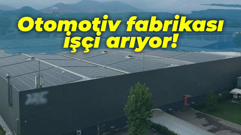 Kocaeli’nin otomotiv fabrikası işçi alacak!