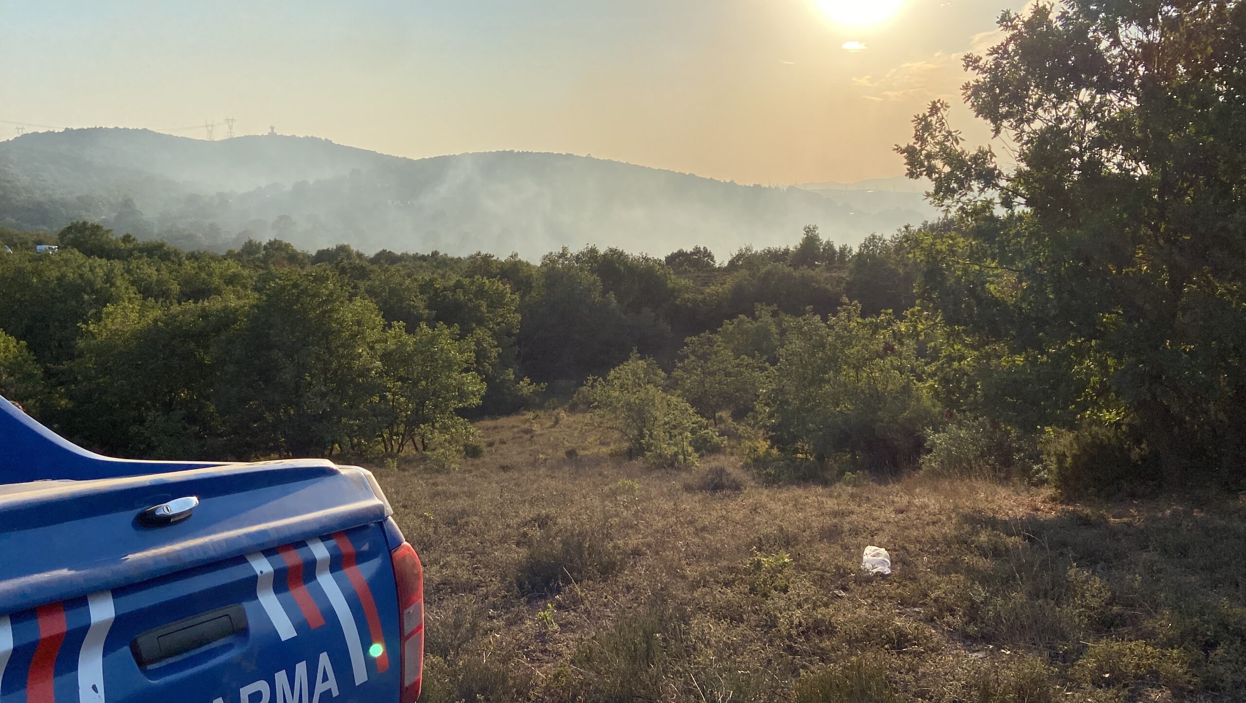 Korkutan yangın! Havadan müdahale edildi - Resim : 3