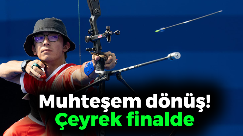 Mete Gazoz’dan muhteşem dönüş! Çeyrek finalde