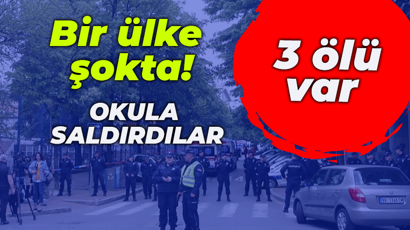 Okula saldırdılar, üç ölü var! Bir ülke şokta