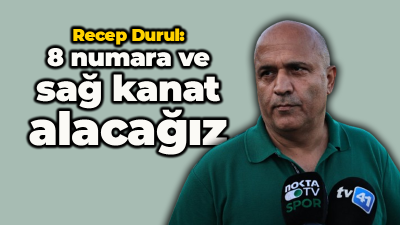 Kocaelispor Kulüp Başkanı Recep