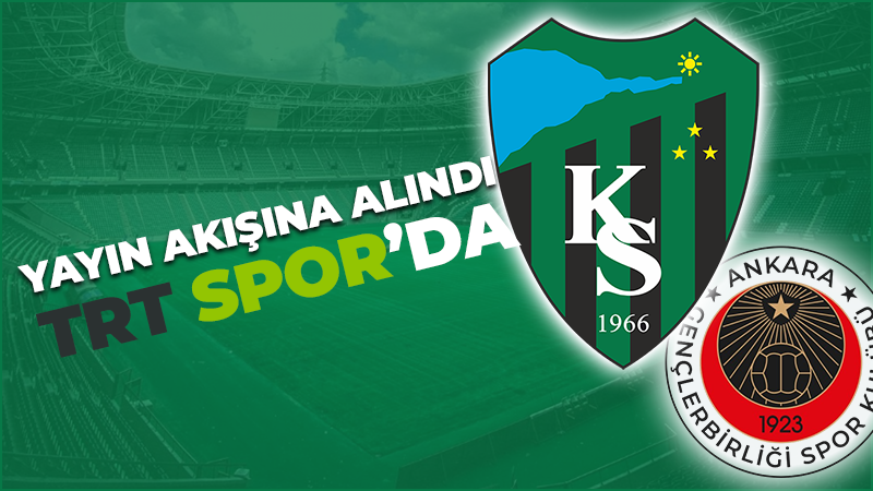 Sezon açılışı öncesi önemli gelişme… TRT Spor Kocaelispor maçını yayınlayacak