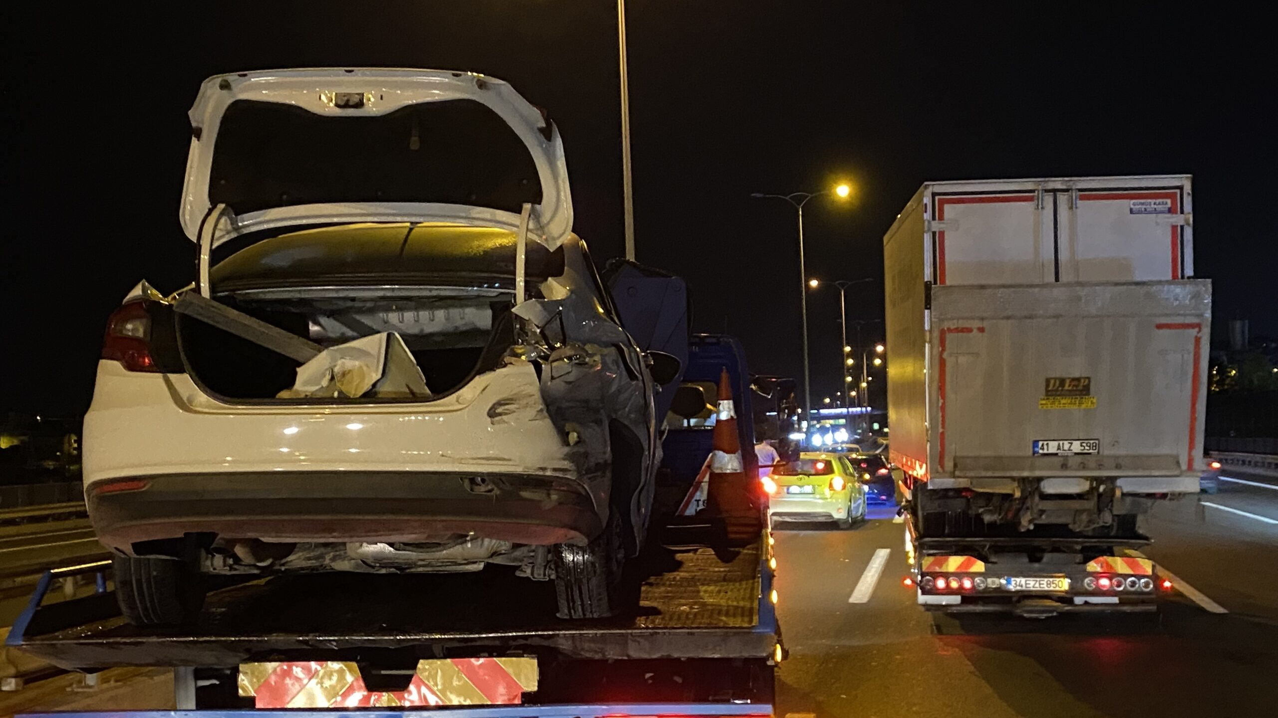 TEM Otoyolu’nda zincirleme trafik kazası