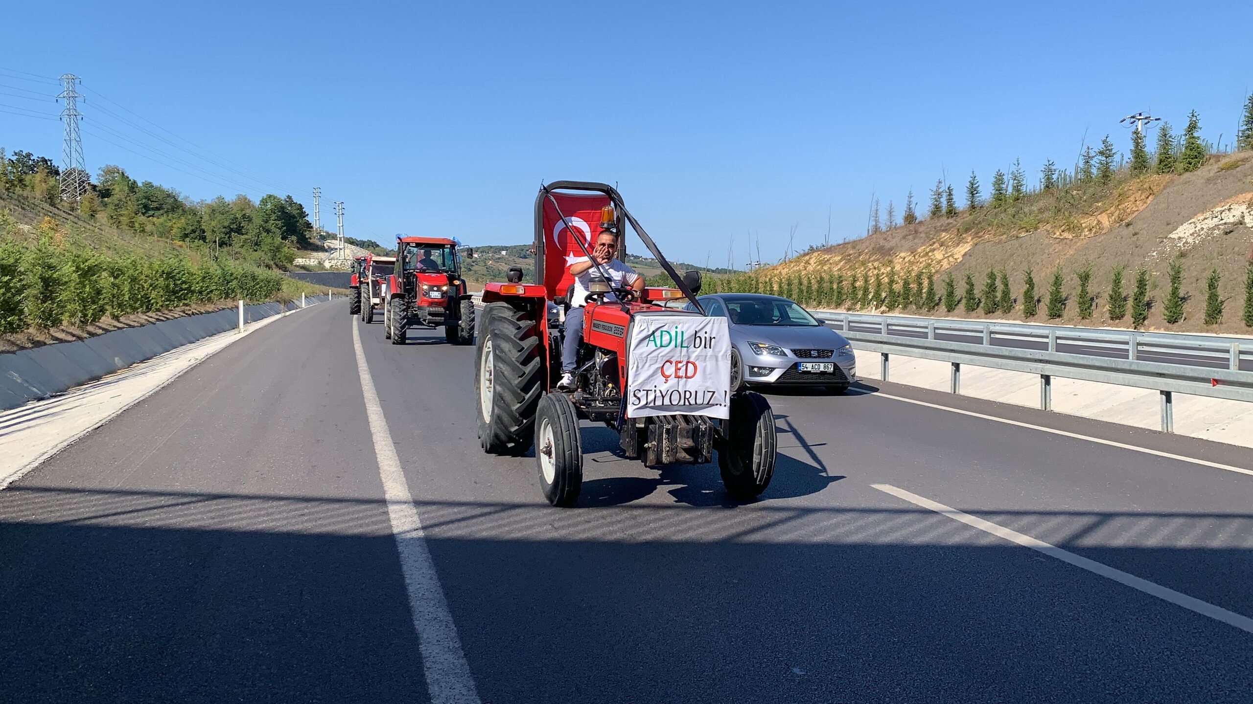 Traktörlü eylemin adresi değişti - Resim : 6