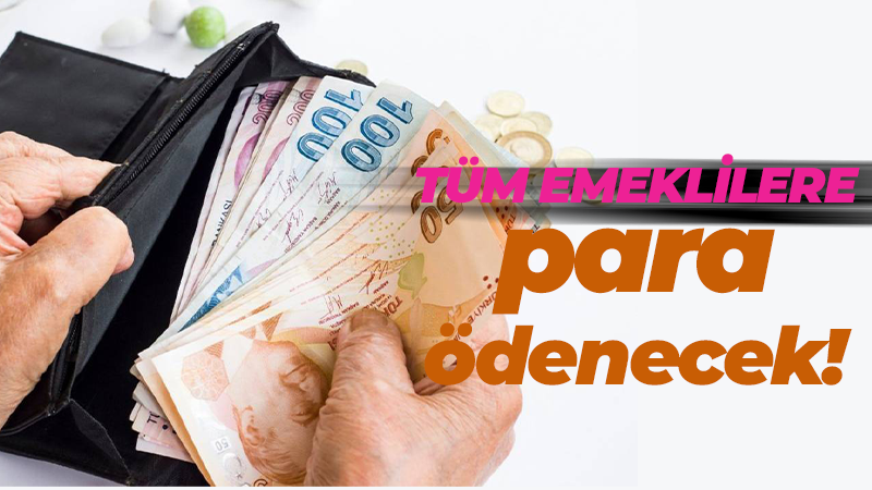 Tüm emeklilere para ödenecek!