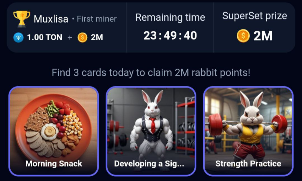 ROCKY RABBİT GÜNLÜK BİLMECE CEVABI 14 AĞUSTOS 2024 ÖĞREN: Rocky Rabbit Enigma! Rocky Rabbit Günlük Kombo Kartları - Resim : 1