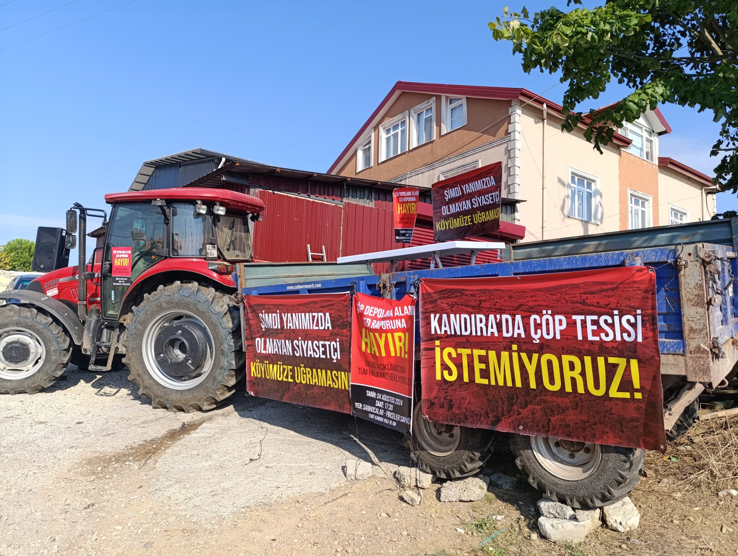 'Yanımızda olmayan siyasetçi bir daha gelmesin' Kandıralı çöp tesisine karşı tek yürek - Resim : 11