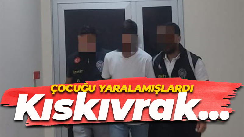 Kocaeli'nin İzmit ilçesinde araçtan