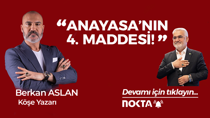 Anayasanın 4. maddesi!