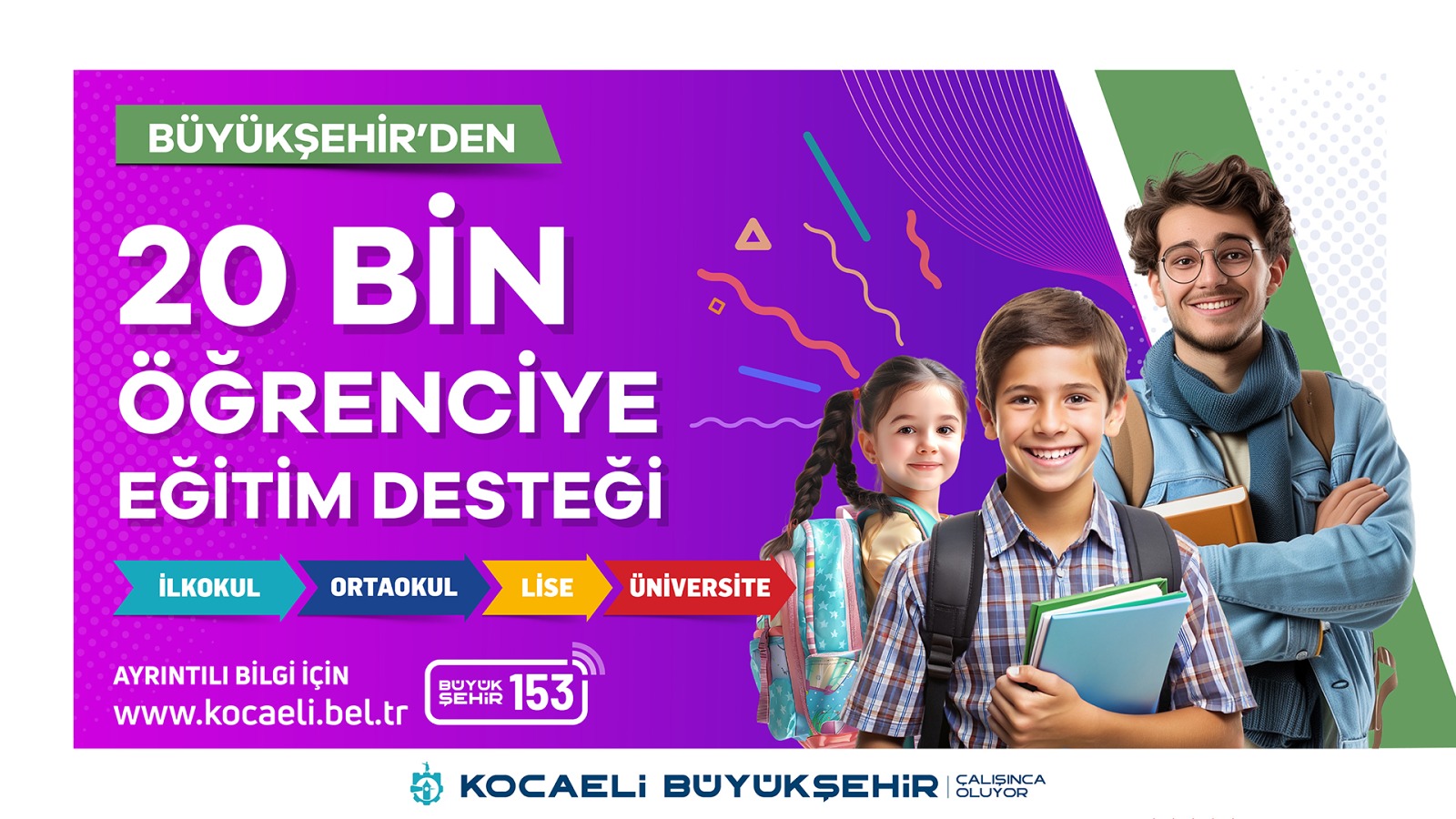 Büyükşehir’den 20 bin öğrenciye eğitim desteği - Resim : 1