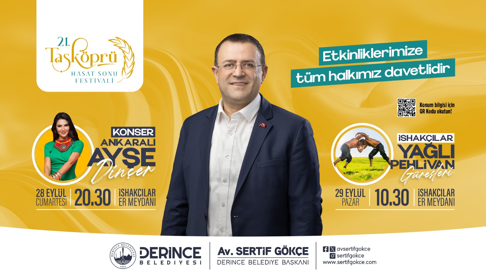 Derince’ de 21. Taşköprü Hasat Sonu Festivali başlıyor!