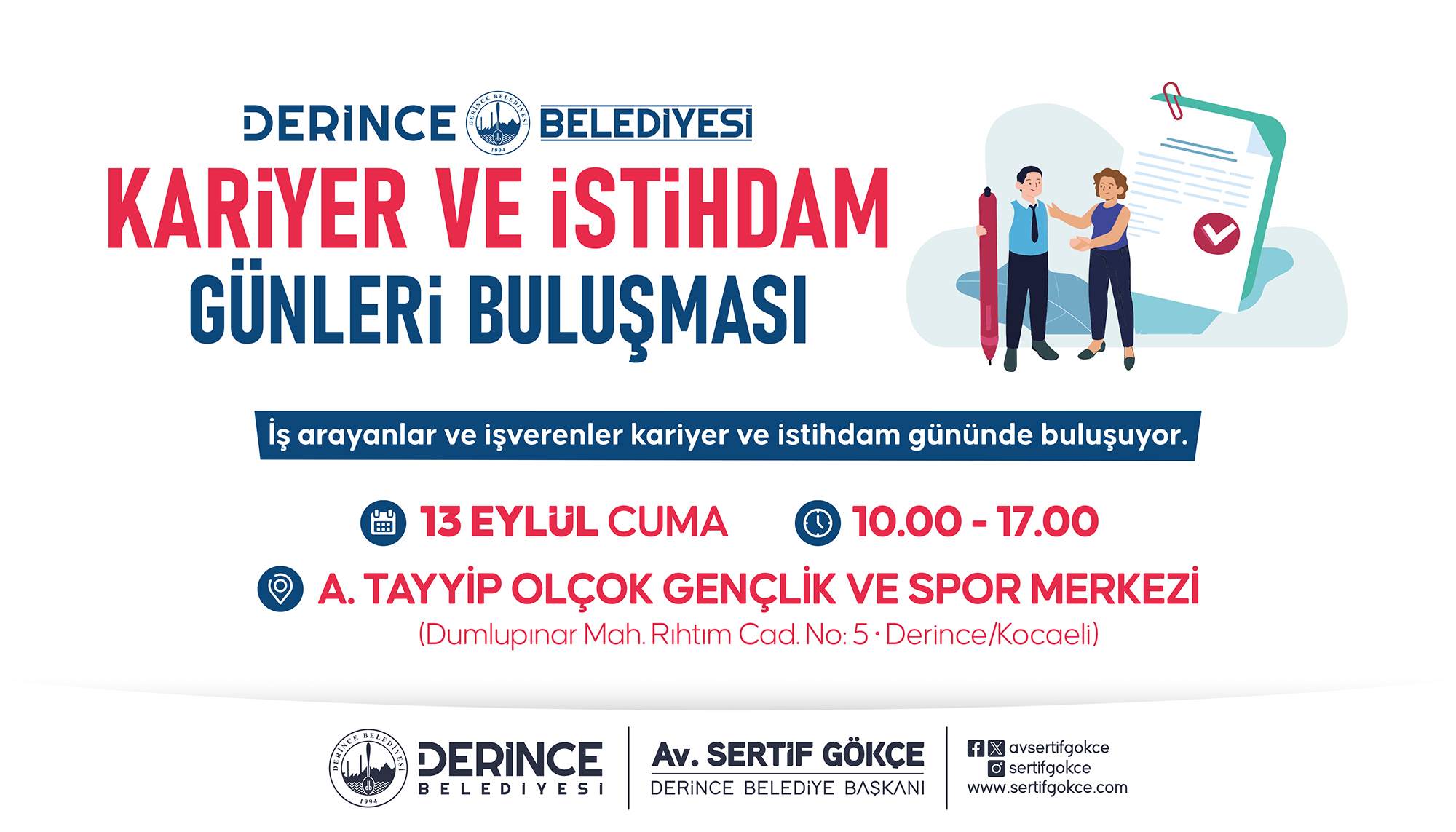 Derince’de kariyer günleri başlayacak! İş arayanlara müjde - Resim : 1