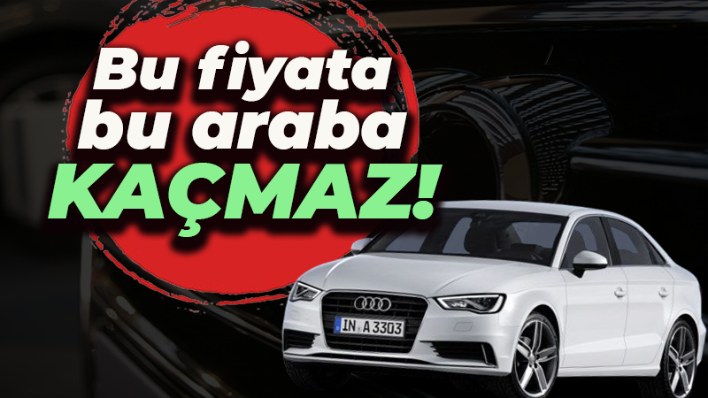 Gebze’de icradan audi marka araba! Fiyat belli oldu