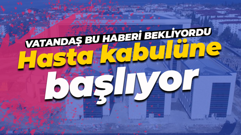 Gölcük Necati Çelik Devlet Hastanesi yeni binasında hasta kabulüne o tarihte başlıyor! İşte detaylar