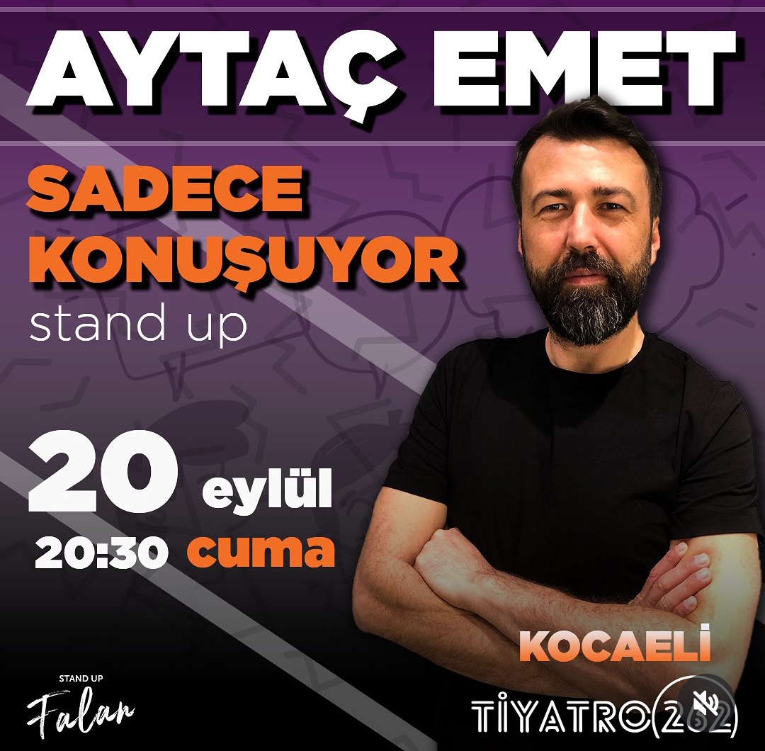 İzmitli stand-up komedyeni Aytaç Emek sahneye çıkacak! Tarih belli oldu - Resim : 1