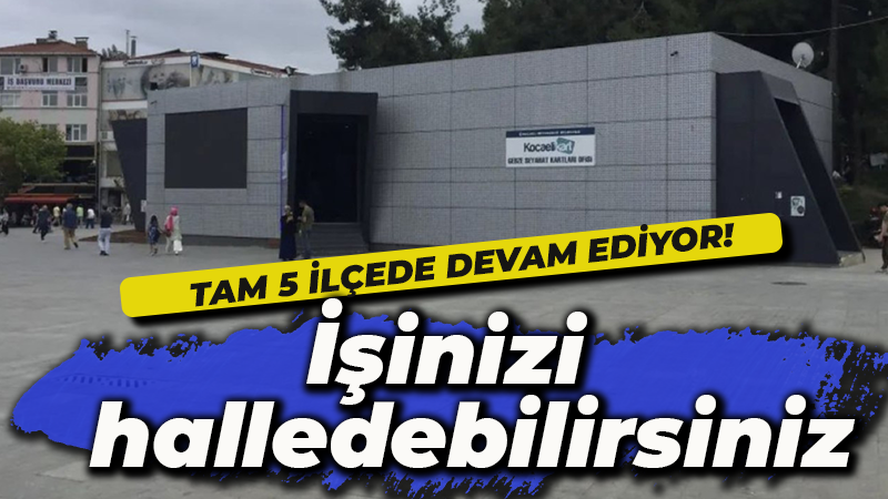 Kocaeli Büyükşehir Belediyesi, vatandaşların