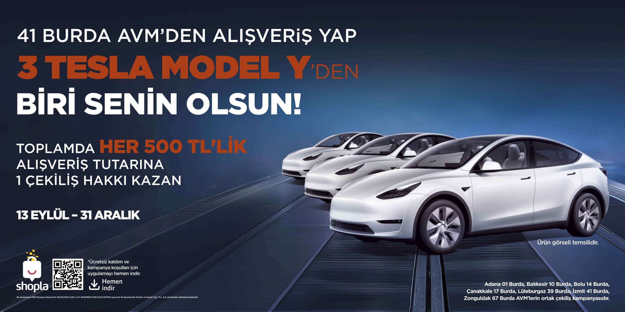 Kocaeli'deki AVM 3 Tesla dağıtacak! Şartlar açıklandı - Resim : 2