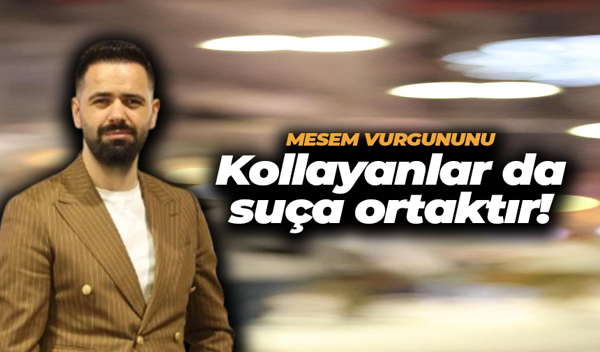 MESEM vurgununda kollayanlar da suça ortaktır!