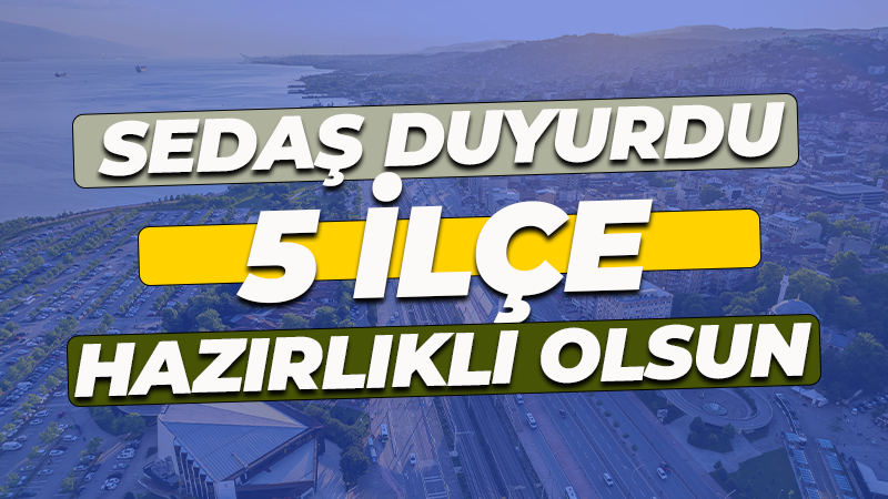 SEDAŞ’ın Kocaeli’de gerçekleştireceği bakım