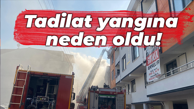 Kocaeli'nin Körfez ilçesinde çatı