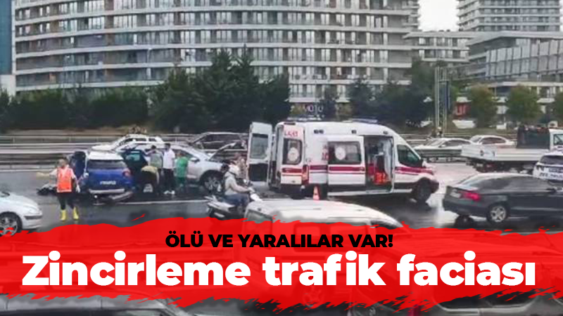 TEM Otoyolu’nda zincirleme trafik kazası: Ölü ve yaralılar var!