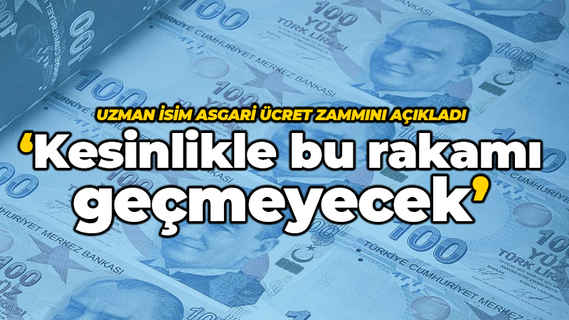 Uzman isim açıkladı: İşte beklenen asgari ücret zammı!