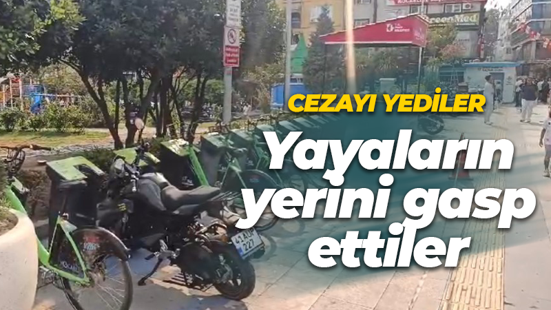 Yayaların yerini gasp edenlere 36 bin TL ceza!