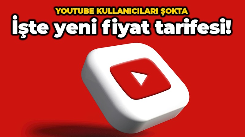 YouTube Premium fiyatlarına yüzde