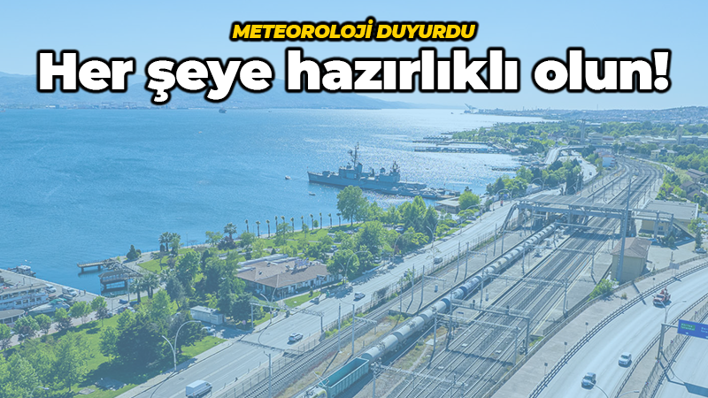 Meteoroloji Genel Müdürlüğü, Kocaeli’nin