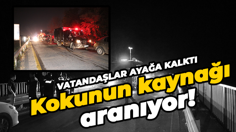 Vatandaşlar ayağa kalktı: Kokunun kaynağı aranıyor