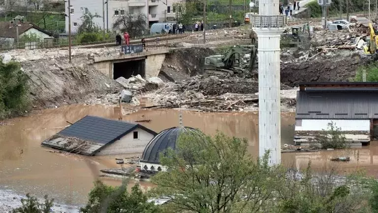 Bosna Hersek'teki sel felaketinde