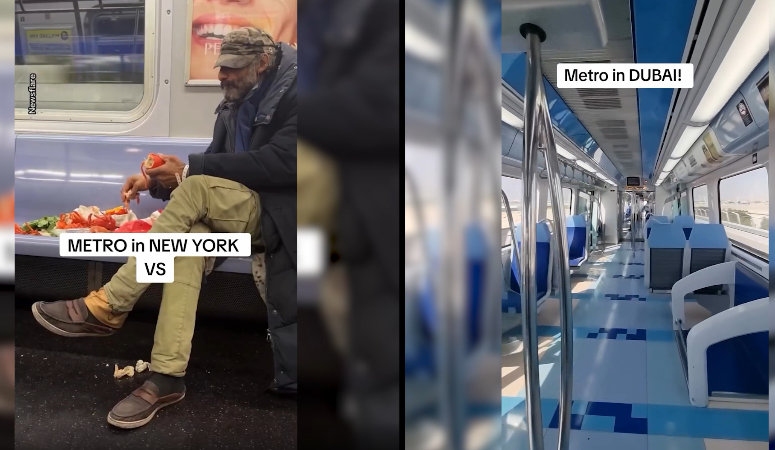 New York ile Dubai metrosunun büyük farkı