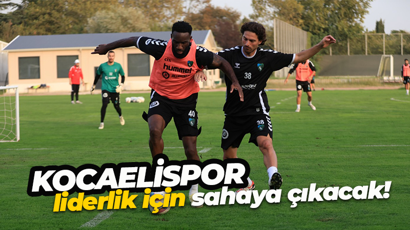 Kocaelispor’da İstanbulspor maçının hazırlıkları