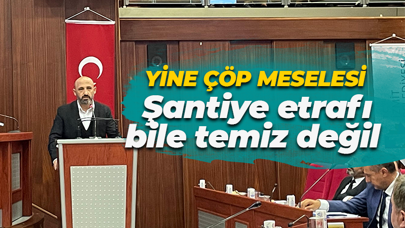 Yine çöp meselesi: Şantiye etrafı bile temiz değil